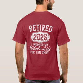 2026年退職 お疲れ様Tシャツ Tシャツ