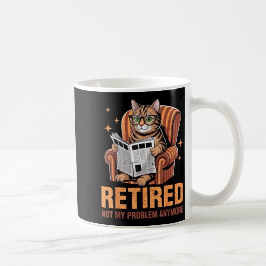 2026年退職 問題外です コーヒーマグカップ (右)