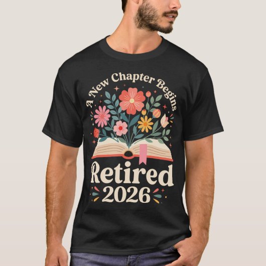 2026年退職 新たな旅立ち 退職祝い Tシャツ (正面)