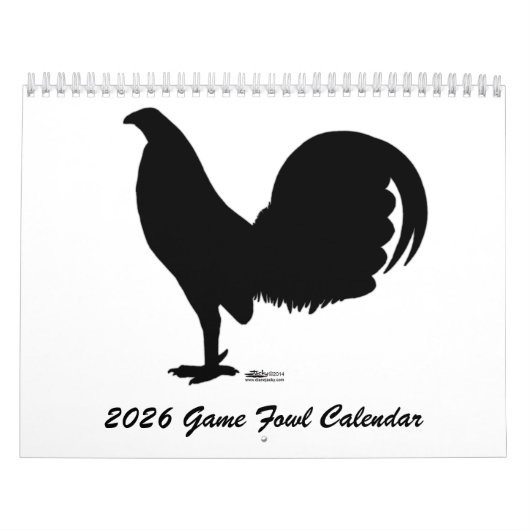 2026年闘鶏カレンダー カレンダー (カバー)