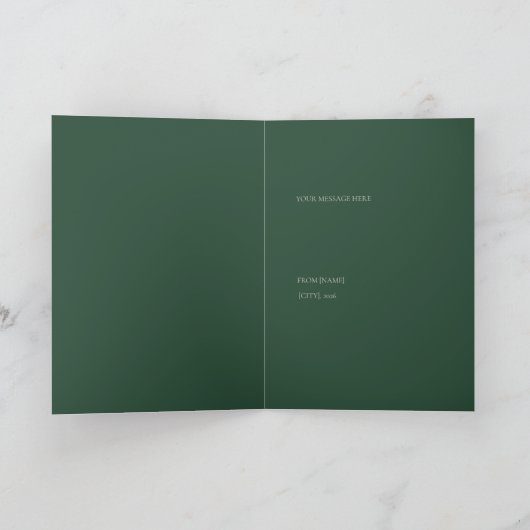 2026年馬年カード カード (内部)