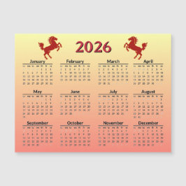 2026年馬年春節カレンダー