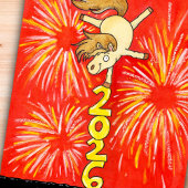 2026年馬年 ポストカード