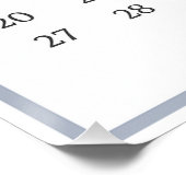 2026年1月雪山カレンダー ポスター (コーナー)