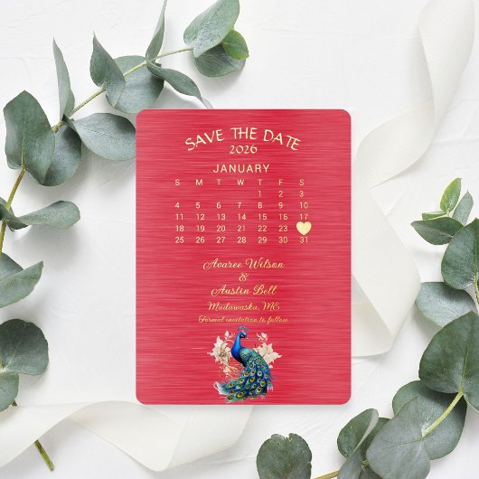 2026年1月 結婚式のご案内 箔招待状