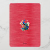 2026年1月 結婚式のご案内 箔招待状 (裏面)