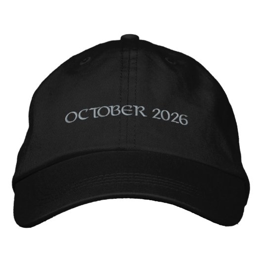 2026年10月ネイビーオルタナティブトラッカーズハット 刺繍入りキャップ (正面)