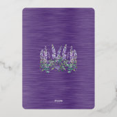 2026年2月結婚式　保存日付 箔招待状 (裏面)