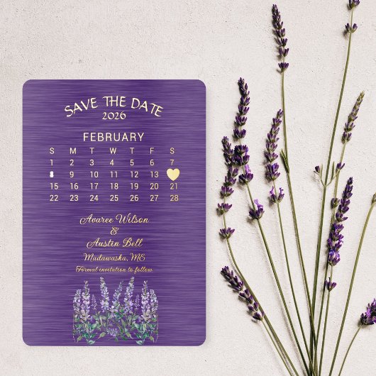 2026年2月 結婚式のご案内 箔招待状