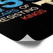 2026年3月抗議標語 ノーキンズ・マーチ ポスター (角)