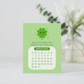 2026年3月月月次かわいいカレンやる気を起こさせるダー ポストカード (スタンド正面)