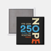 2026年3月28日王様なし行進 抗議標識 マグネット (正面/裏面)
