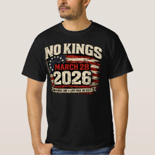 2026年3月28日 王様はいらない 抗議の行進 Tシャツ