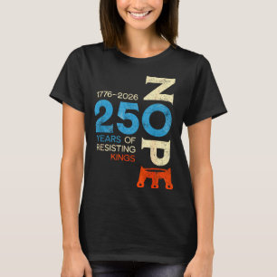 2026年3月28日 No kings march 抗議デモサイン Tシャツ