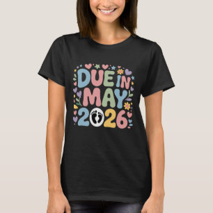 2026年5月出産予定 新生児妊娠 ママ Tシャツ