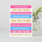 2026年7月4日 アメリカ独立250周年記念 招待状 (スタンド正面)
