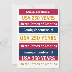 2026年7月4日 アメリカ独立250周年記念  招待状