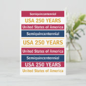 2026年7月4日 アメリカ独立250周年記念 招待状 (スタンド正面)