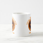 2026年8月12日の皆既日食 コーヒーマグカップ (中央)