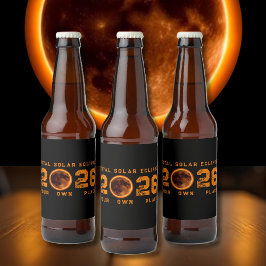 2026年8月12日の皆既日食 ビールラベル