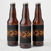 2026年8月12日の皆既日食 ビールラベル (ボトル)