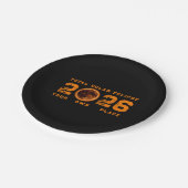 2026年8月12日の皆既日食 ペーパープレート (アングル)