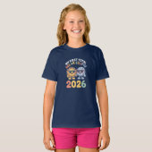 2026年8月12日の皆既日食 初めての日食 Tシャツ (正面フル)