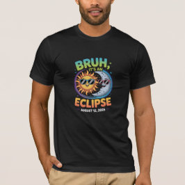 2026年8月12日の皆既日食 Bruh Tシャツ