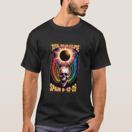 2026年8月12日スペイン皆既日食Tシャツ Tシャツ