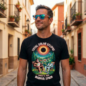 2026年8月12日マドリードスペイン皆既日食 Tシャツ