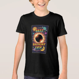 2026年8月12日皆既日食の誕生日Tシャツ トライブレンドTシャツ