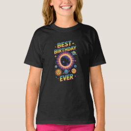 2026年8月12日皆既日食の誕生日Tシャツ Tシャツ