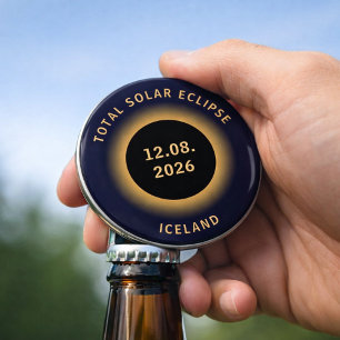 2026年8月12日皆既日食 アイスランド 栓抜き