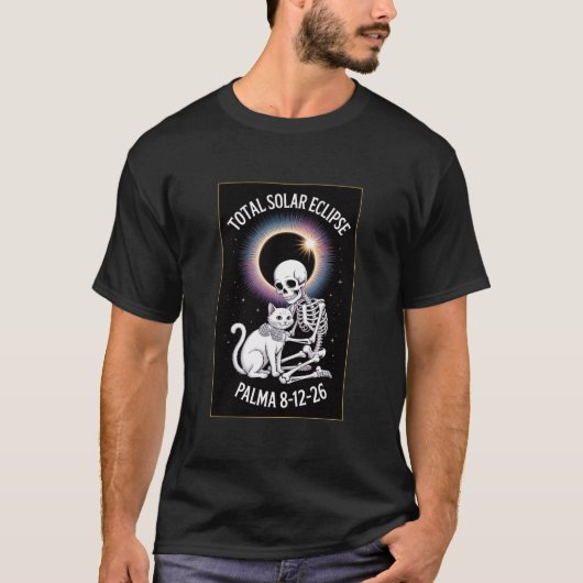 2026年8月12日皆既日食 パルマTシャツ Tシャツ (正面)
