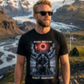 2026年8月12日皆既日食 レイキャビク Tシャツ