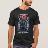 2026年8月12日皆既日食 レイキャビク Tシャツ (正面)