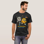 2026年8月12日皆既日食 天文学 Tシャツ (正面フル)