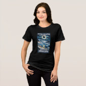 2026年8月12日 グリーンランドで皆既日食 トライブレンドTシャツ (正面全面)