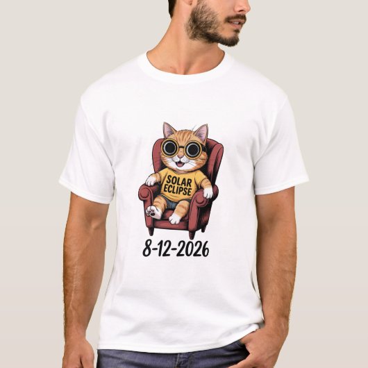 2026年8月12日 皆既日食 スクワッドTシャツ Tシャツ (正面)