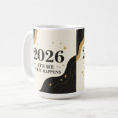 2026年、どうなることやら コーヒーマグカップ (正面左)