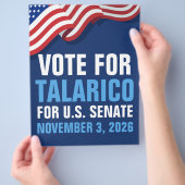 2026年 アメリカ上院議員選挙 タラリコ チラシ (手)