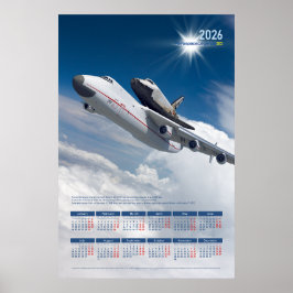 2026年 アントノフ An-225 ムリーヤ トリビュート ポスター カレンダー