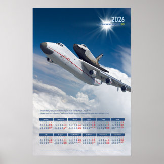 2026年 アントノフ An-225 ムリーヤ トリビュート ポスター カレンダー