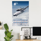 2026年 アントノフAn-225 ムリーヤ追悼カレンダー ポスター (ホームオフィス)