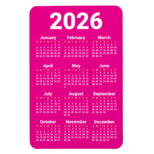 2026年 カレンダー マグネット カラーオーダー