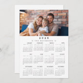 2026年 カレンダー 写真付き シーズンカード (正面/裏面)