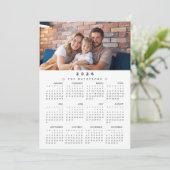 2026年 カレンダー 写真付き シーズンカード (スタンド正面)