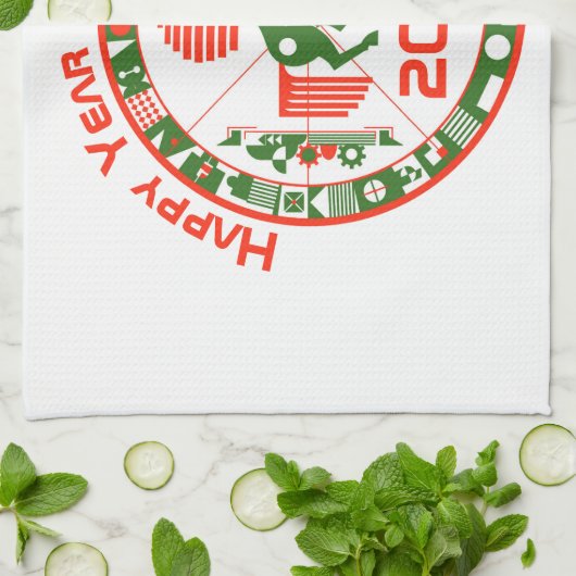 2026年 キッチンタオル (折り畳み)