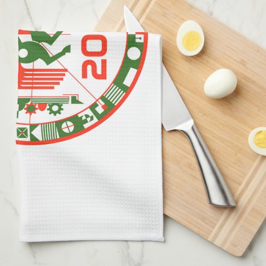 2026年 キッチンタオル (四つ折り)