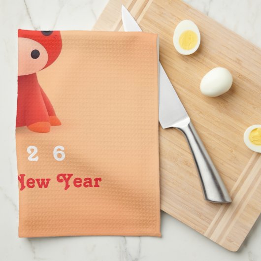 2026年 キッチンタオル (四つ折り)